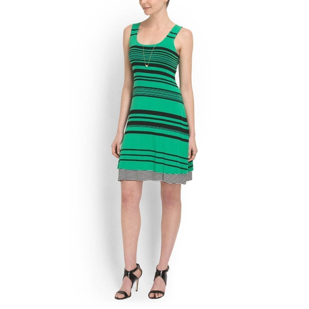 NWoT Anthropologie Bailey 44 Andalusian Green Striped Jersey Sushi Dress S $169